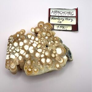 Pisolite -  a sedimentary rock made of pisoids.